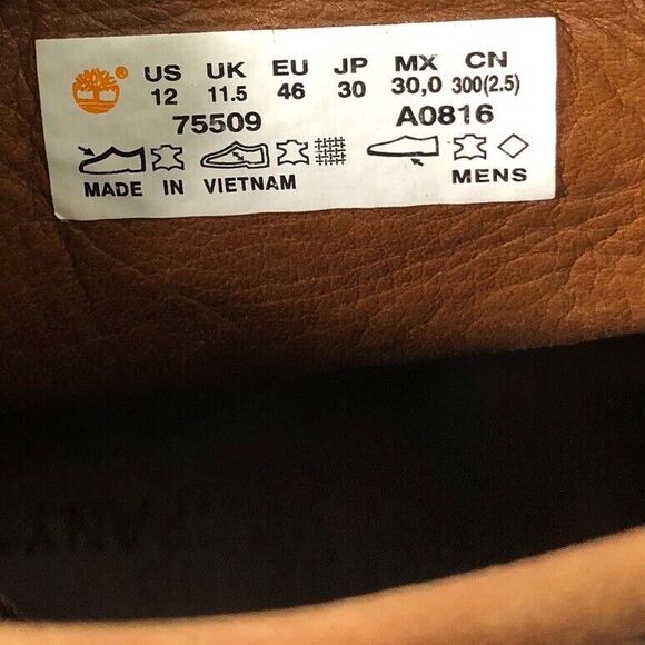 Timberland Mens 12 Wodehouse Lost History Chukka Boots Burnished Dark Brown main image 7
